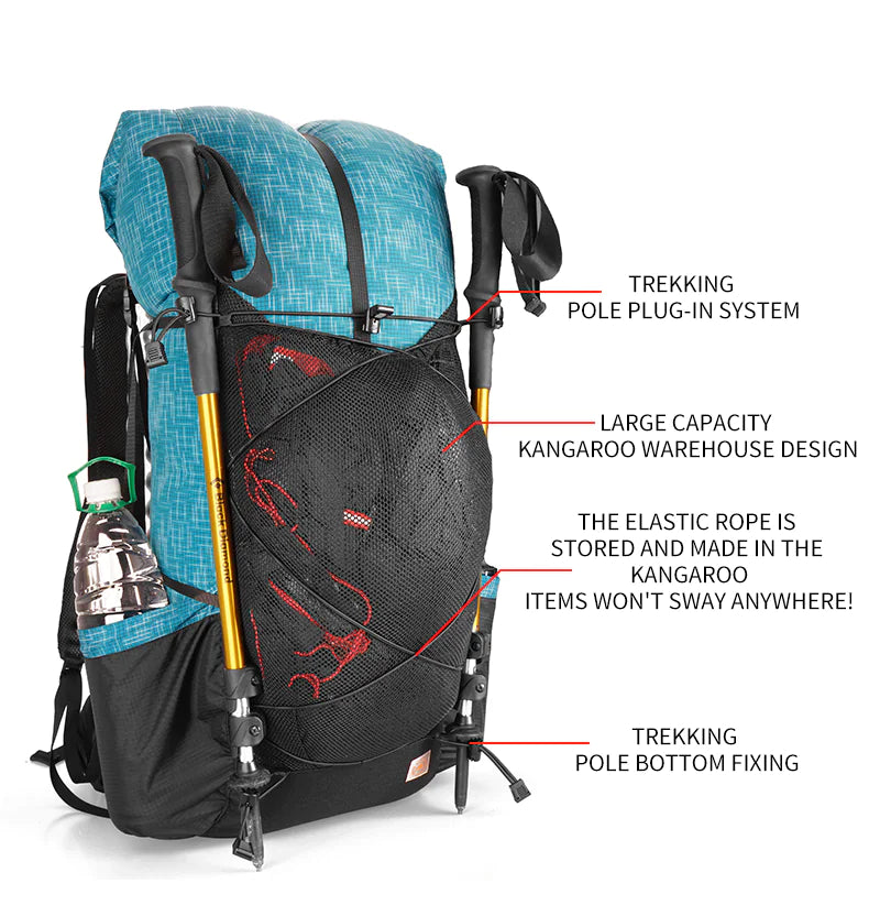 MaxiLite UltraPack: The Lightweight Giant Backpack 36L to 55L