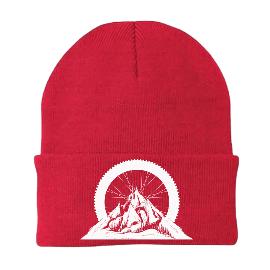 Mountain Tires Embroidered Beanie