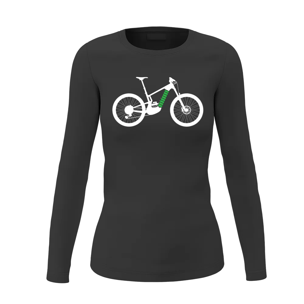 E Bike Women Long Sleeve Shirt