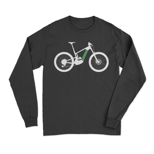 E Bike Men Long Sleeve Shirt