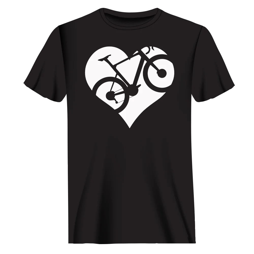 Heart Bike T-Shirt for Men