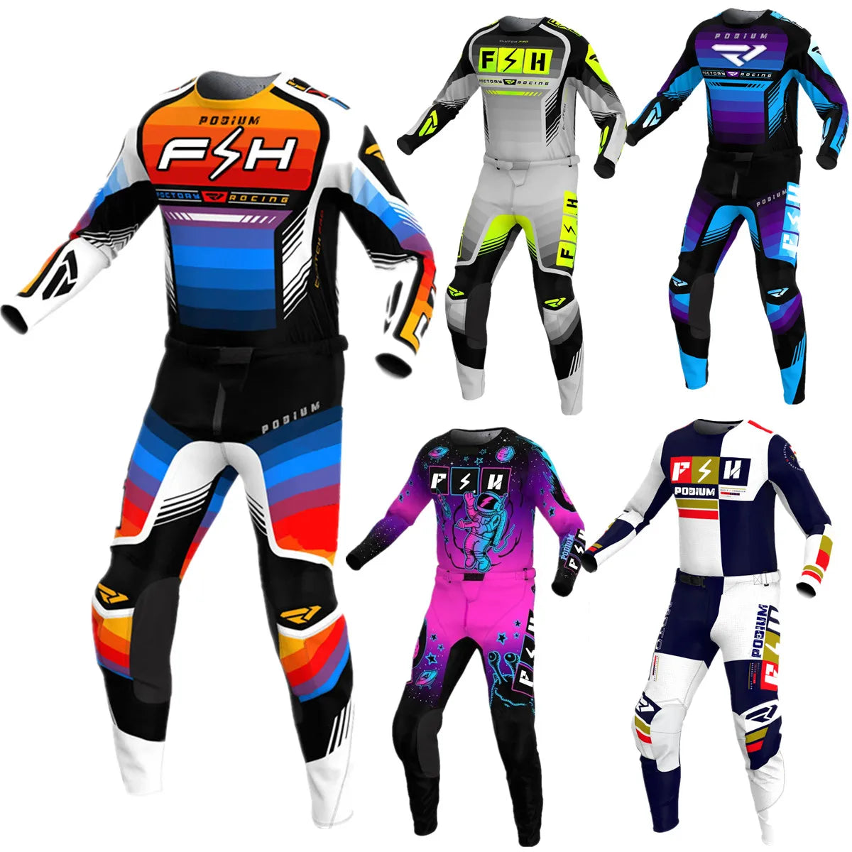 2024 XC Leatt Jersey Set  MX Gear Set Off Road Kit Motorcycle Jersey Set Motocross Combo Dirt Bike Suit