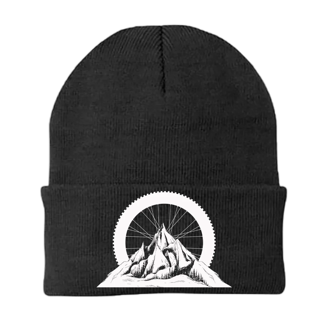 Mountain Tires Embroidered Beanie