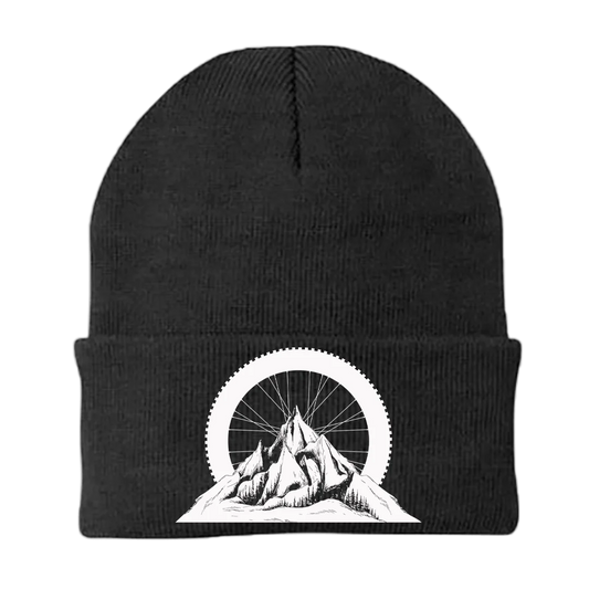 Mountain Tires Embroidered Beanie