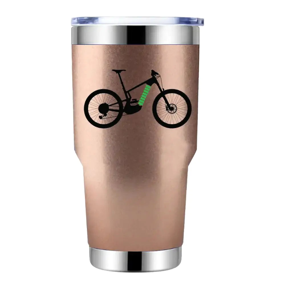 E Bike 30oz Insulated Vacuum Sealed Tumbler