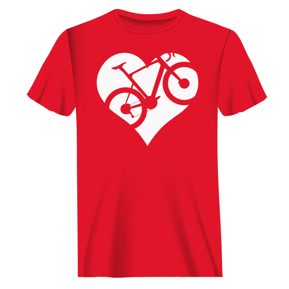 Heart Bike T-Shirt for Men