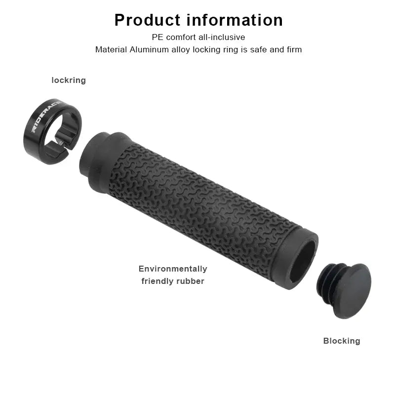 Non-slip Rubber Grips for Mountain Bike Handlebar