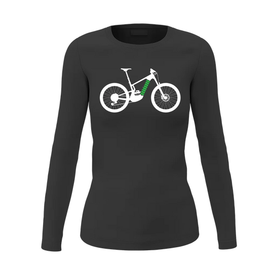 E Bike Women Long Sleeve Shirt