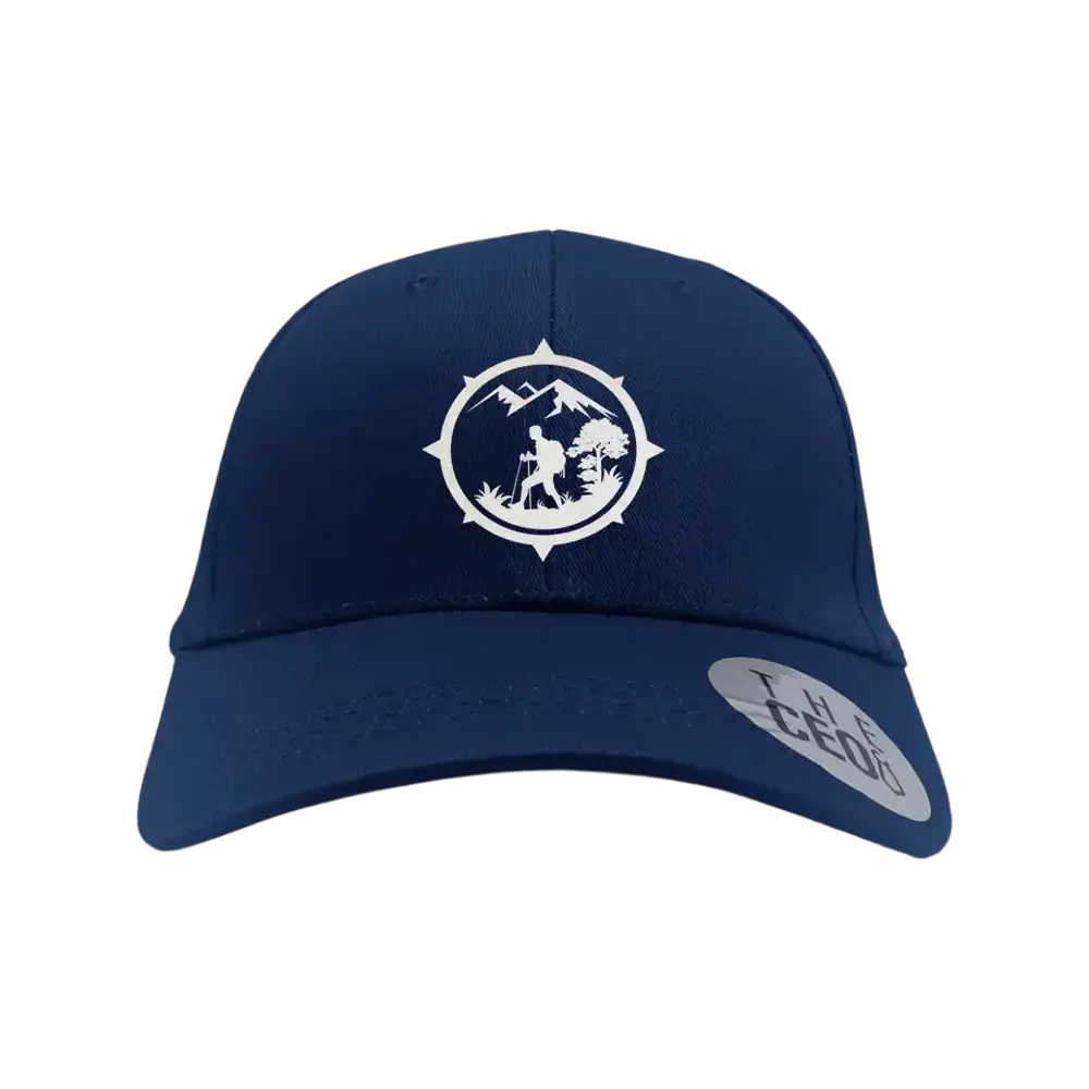 Hiking Mountain Compass Embroidered Baseball Hat