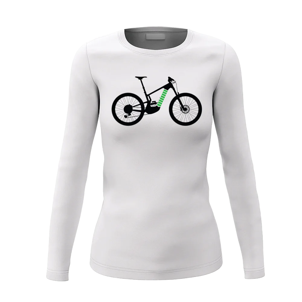 E Bike Women Long Sleeve Shirt