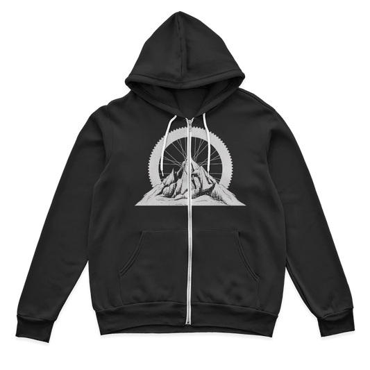 Mountain Tires Zip Hoodie